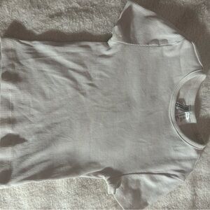 H&M White Short Sleeve Tee